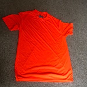 Orange athletic shirt